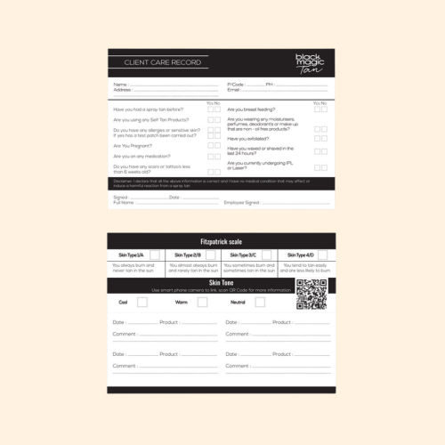 Client Care Record Cards