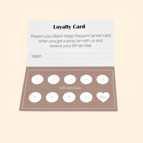 Frequent Tanner Cards (10th Tan Free) – Pack of 50
