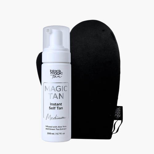 Magic Tan Instant Self Tan Mousse with Application Glove