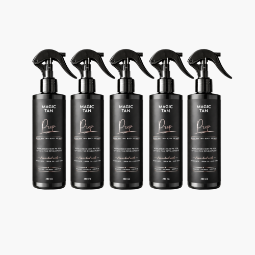 Black Magic Tan Prep, products included in spray tan kit