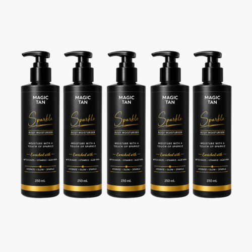 Magic Tan Sparkle Body Moisturiser 250mL – Hydrating Moisturiser with Sparkle
