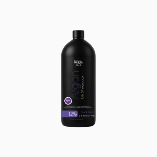 Argan Tan Violet Base 12% rapid 2–4–6 hour spray tan solution 1 litre bottle