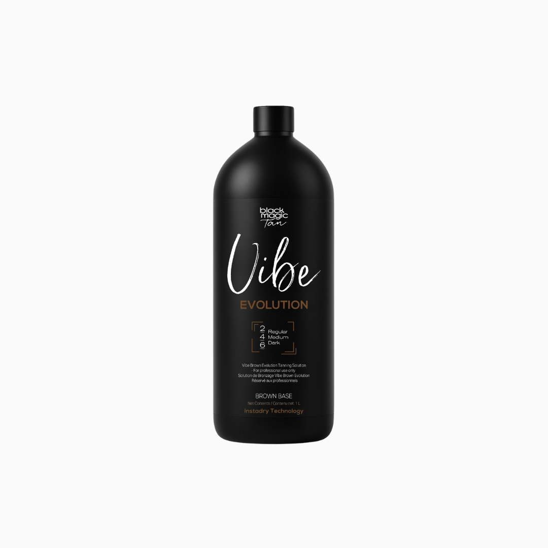 Vibe Evolution Brown 2–4–6 Hour spray tan solution 1 litre bottle