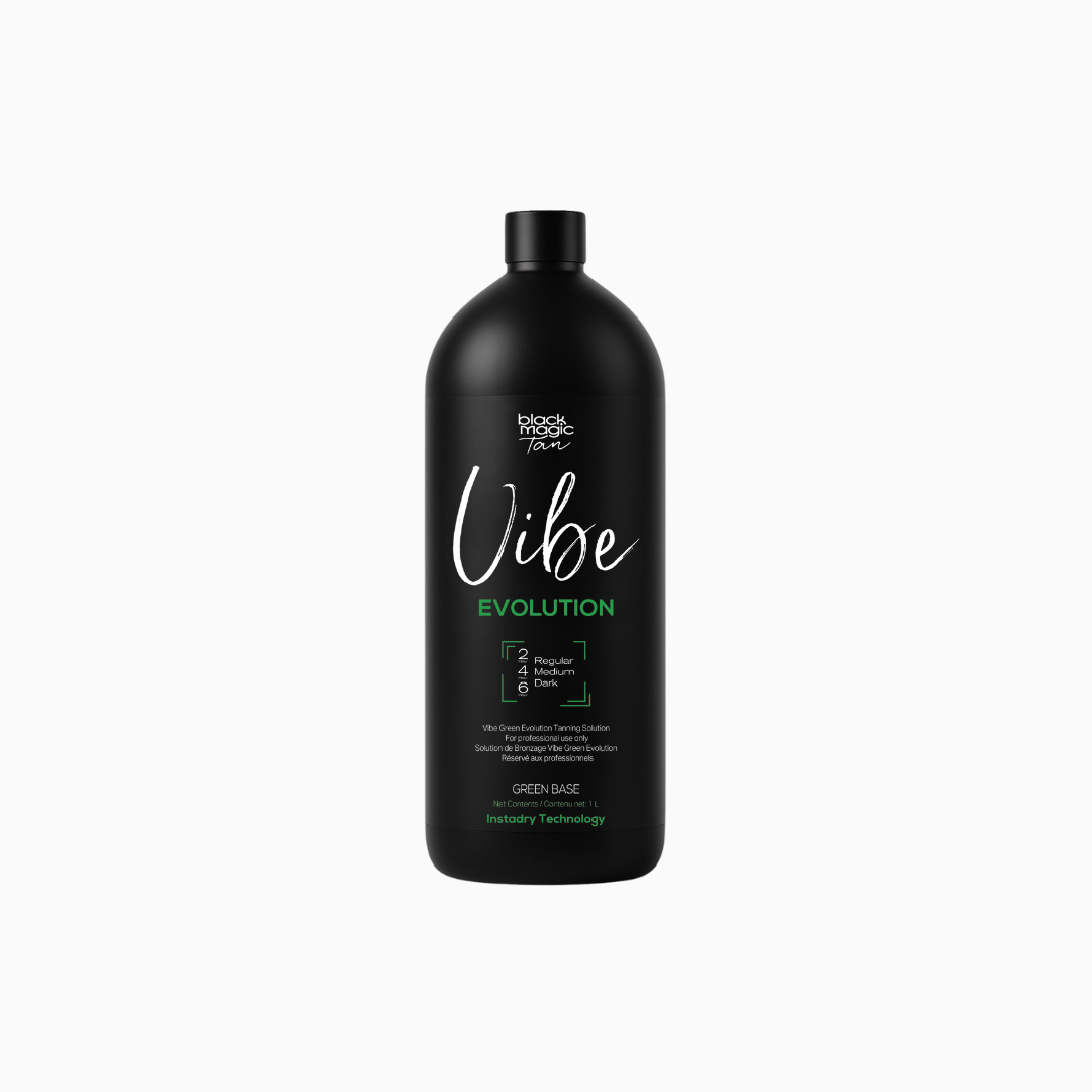 Vibe Evolution Green 2–4–6 Hour spray tan solution 1 litre bottle