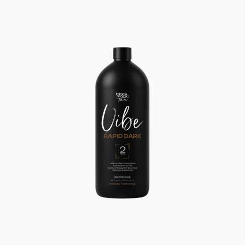 Vibe Rapid Dark Brown Base spray tan solution 1 litre bottle