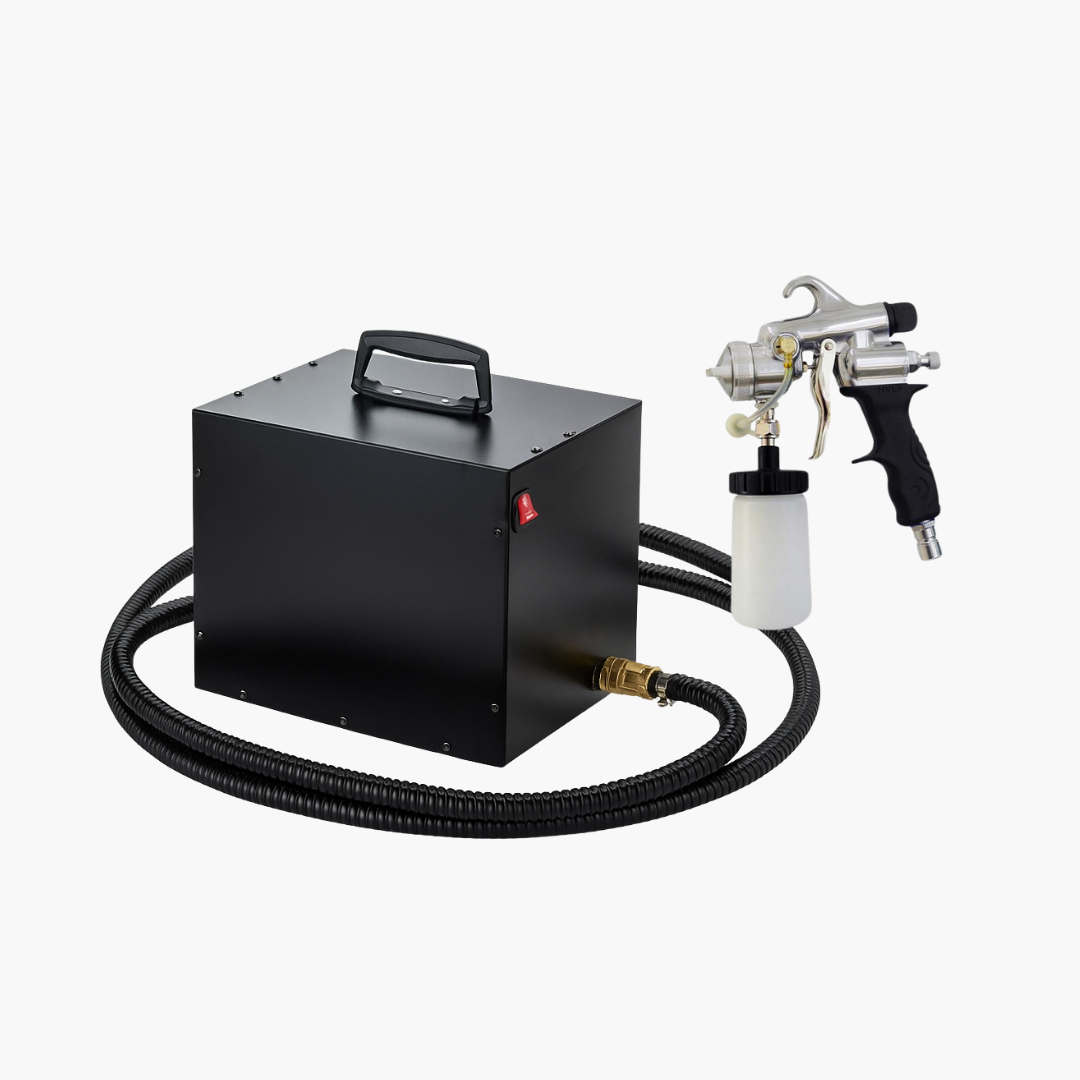 alt="Illume Whisperer HVLP tanning machine"