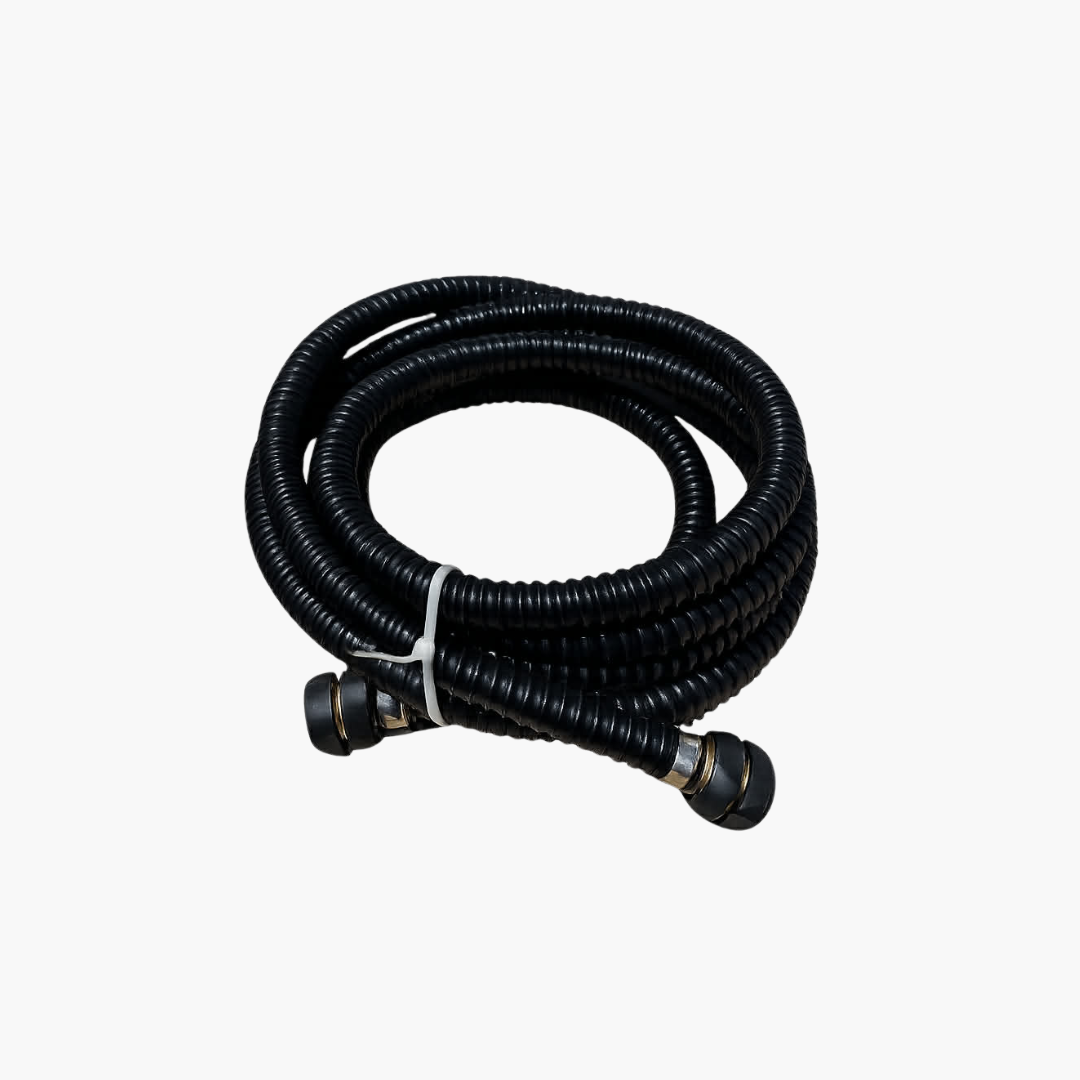 Illume Whisperer quick release black spray tan machine hose with connectors